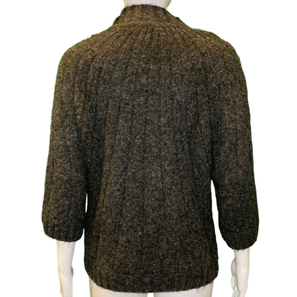 NWT ba&sh Grey Barthy Embellished Button Sweater - Sz XS - Picture 4 of 11